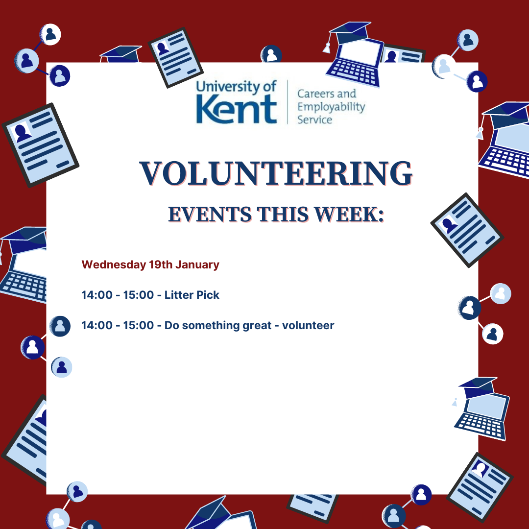 Volunteering events week 25