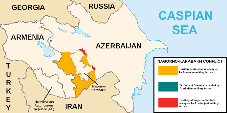 Armenia - Azerbaijan Conflict Mapped - Vivid Maps