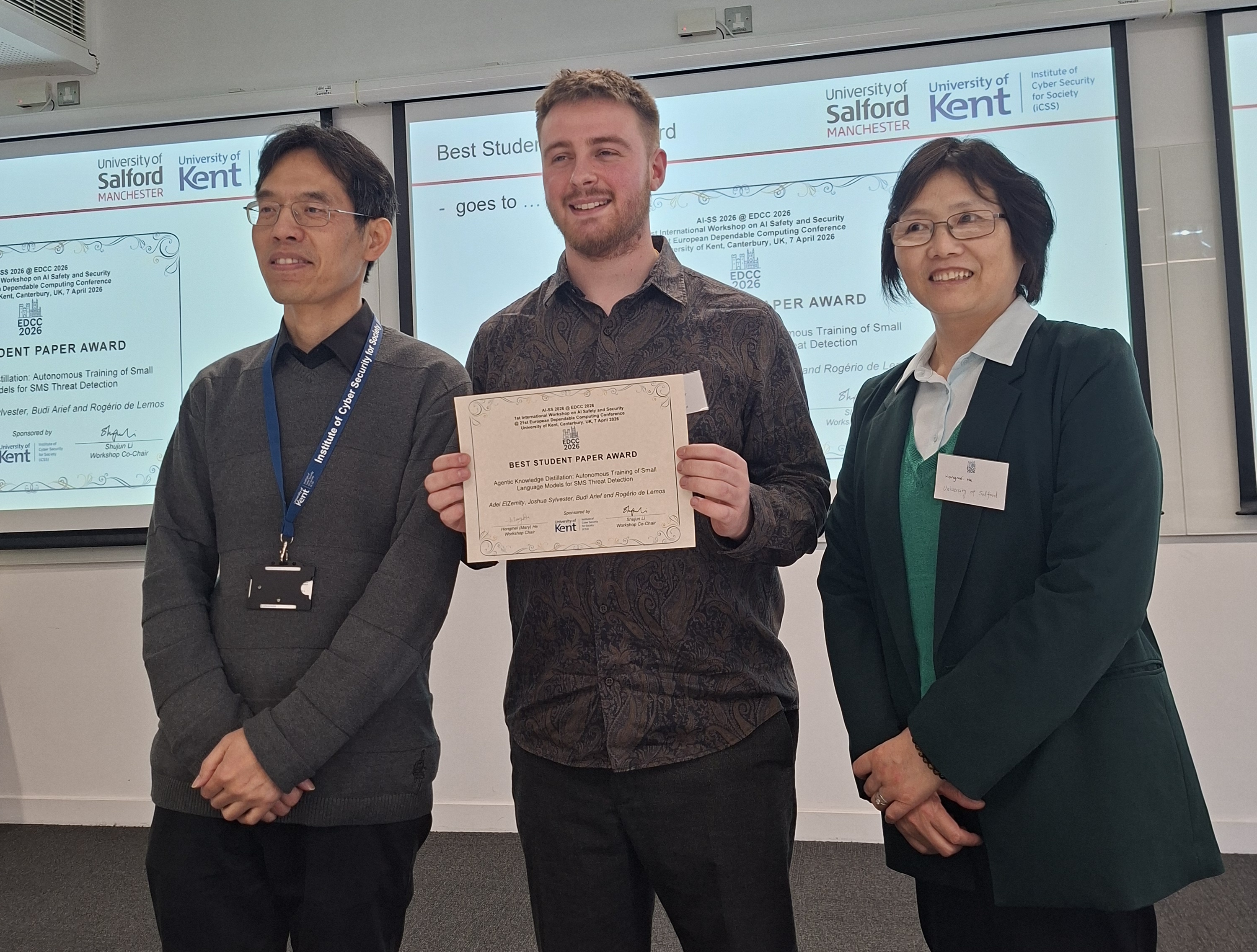 AI-SS 2026 Best Student Paper Award