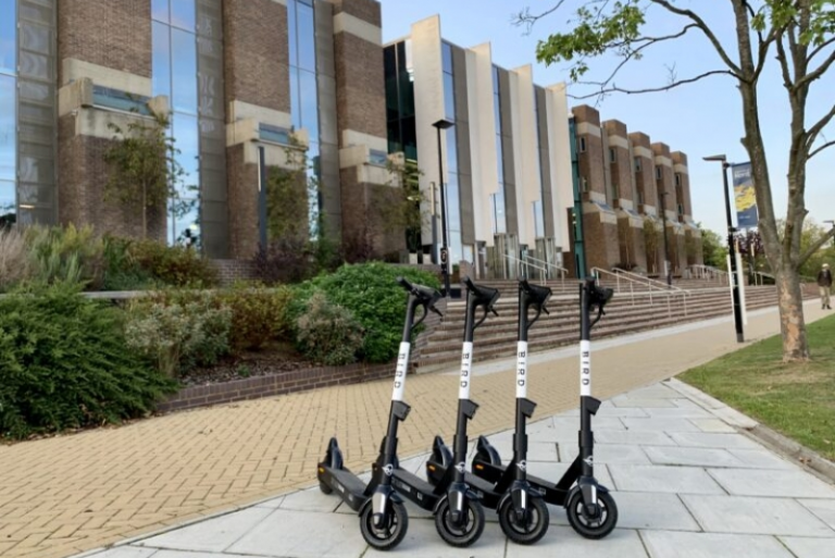 E-scooter on campus
