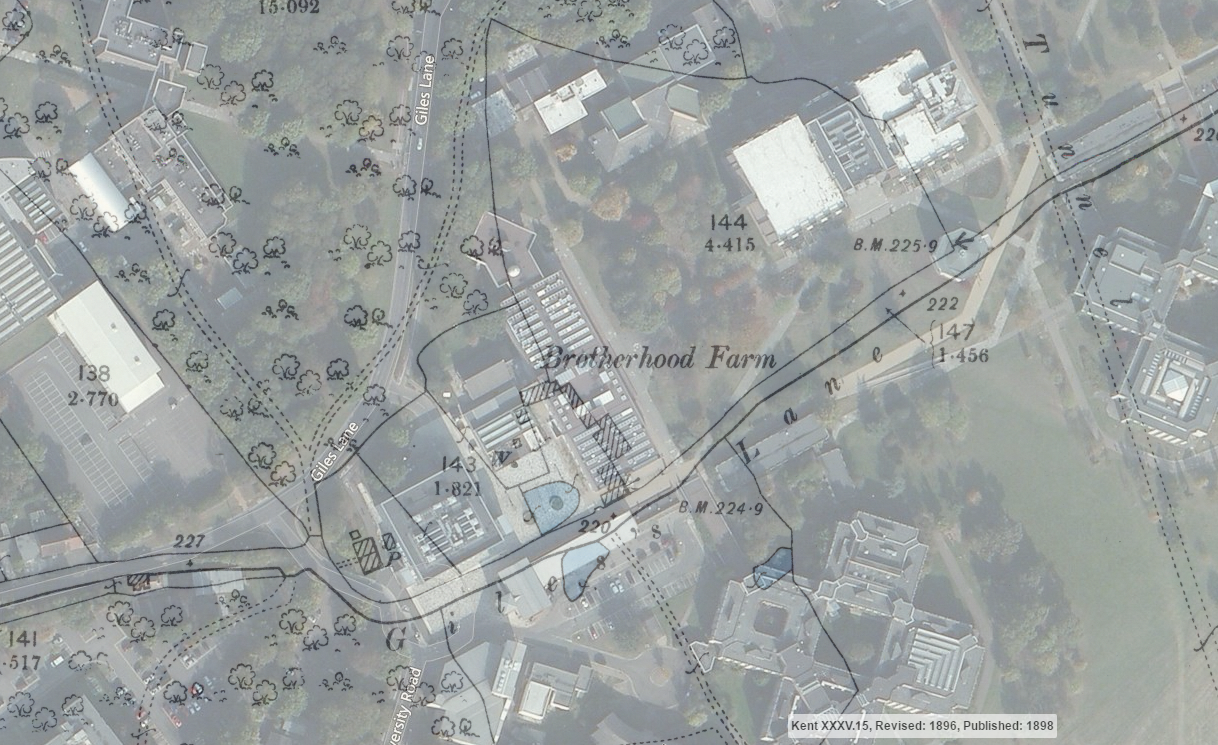 Georeferenced Map Overlay: Central Campus