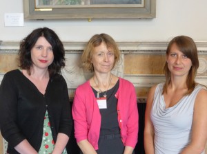 Conference convenors (l to r)Clare Langhamer, Lucy Noakes and Claudia Siebrecht.