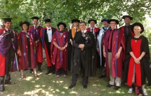 Some of our academic staff were delighted to celebrate with this year's graduates