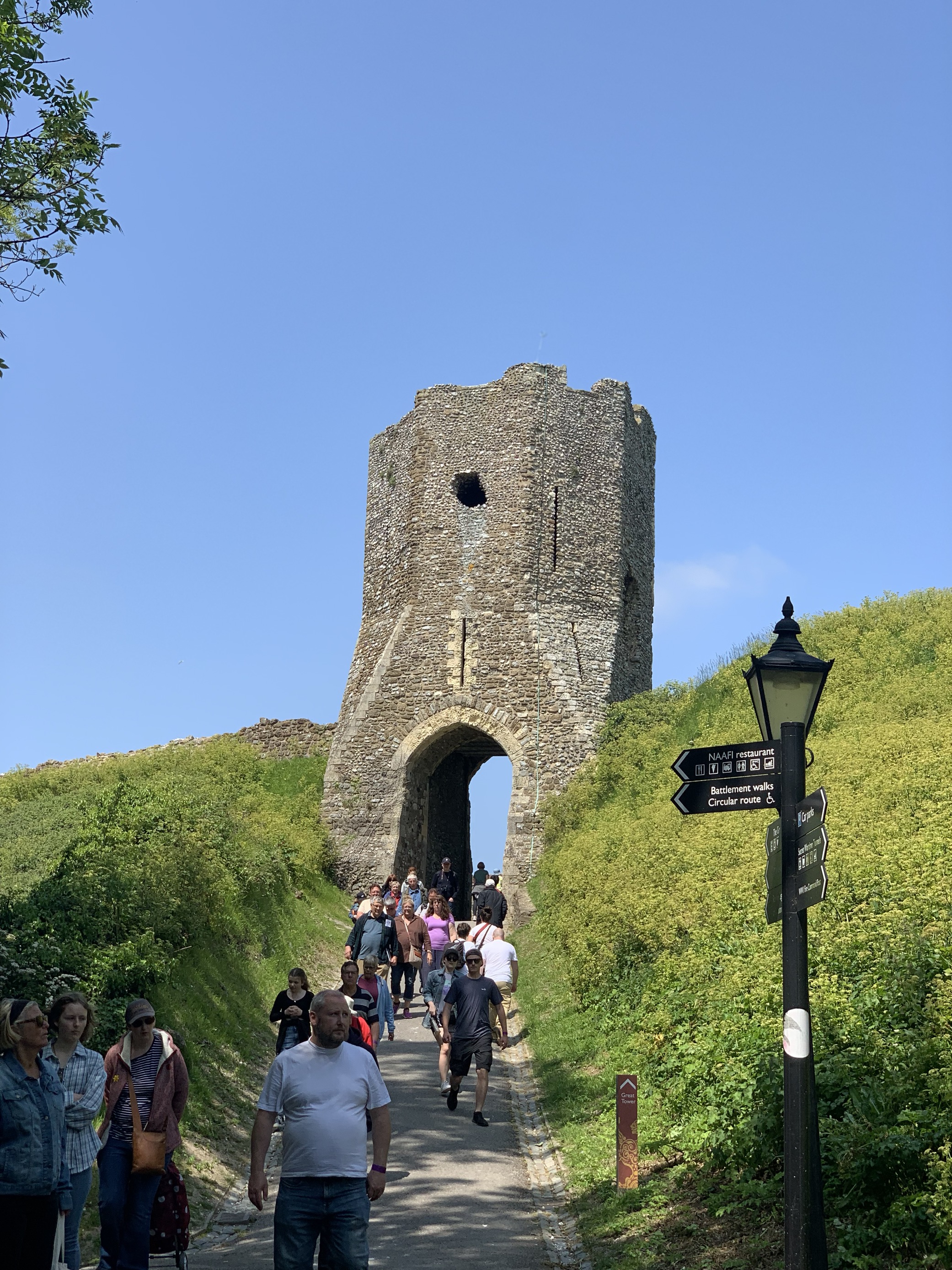 Walk up to Dover Castle