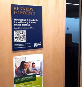 Example of QR code poster