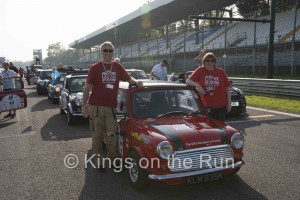 All smiles on the grid at Monza before the banzai lap!