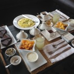 An image of Bjork's breakfast in Morocco