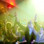 An image of students in a nightclub