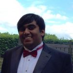 An image of Arun Silva and vlogger and the University of Kent