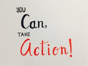 You can take action