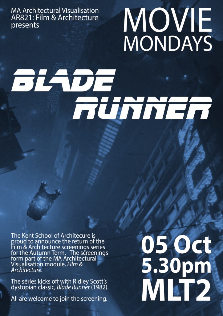 Movie Mondays Poster 2015 - Blade Runner