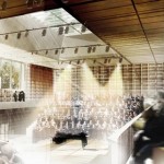 Artist's impression of the new building hall