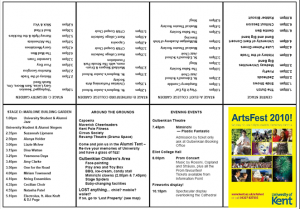 ArtsFest afternoon events