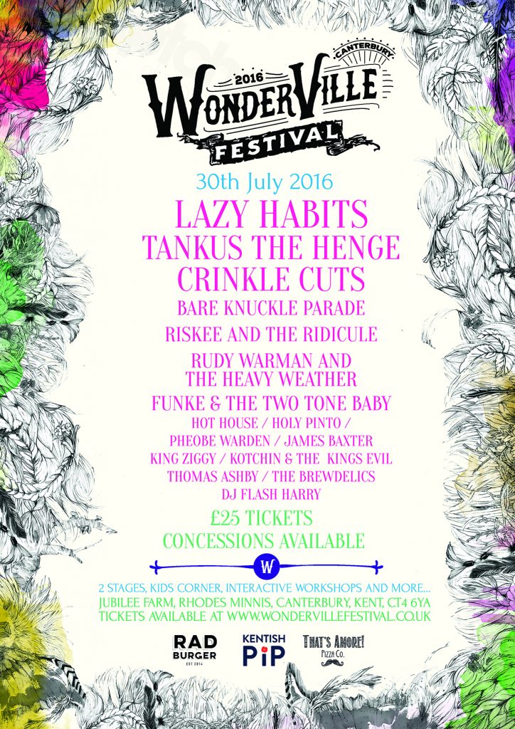 WonderVille line-up: click to view