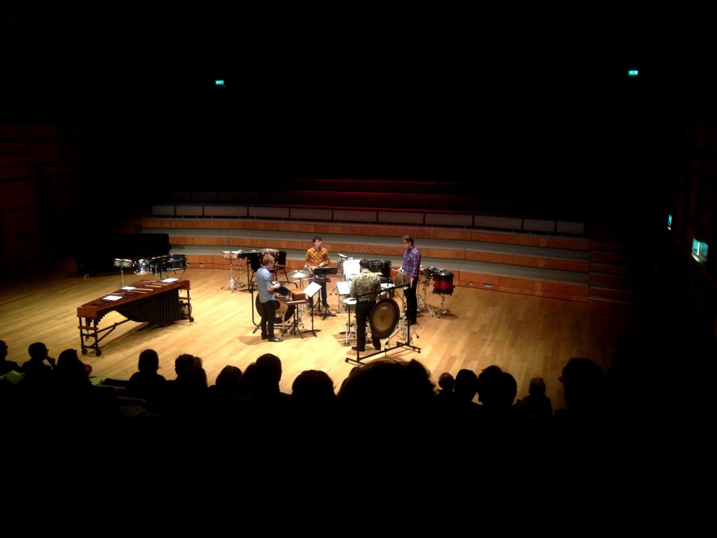 Kopanya ensemble in John Cage's 'Quartet for Percussion'