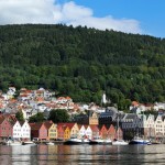 Bergen harbour by Colourbox