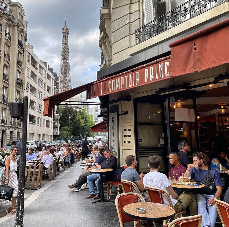Paris café terrace