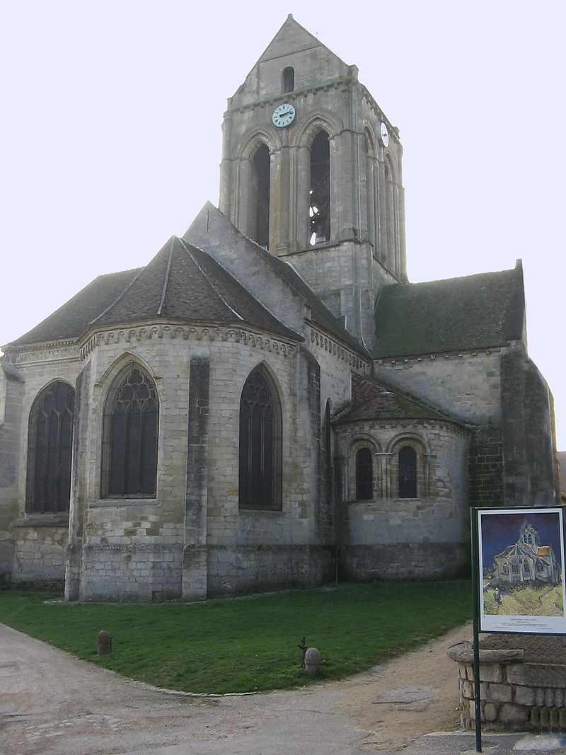 L'église Notre-Dame-de-l'Assomption à Auvers-sur-Oise