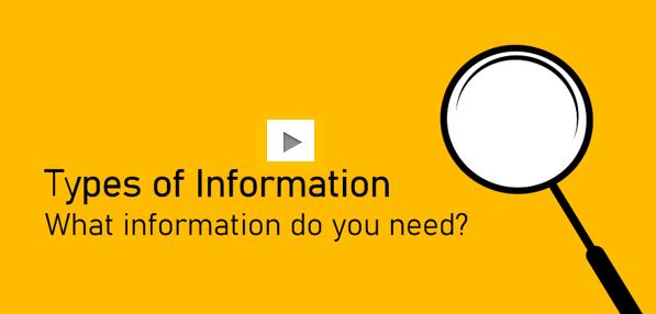 Image of video types of information
