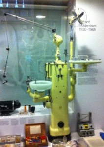 An image of a Rathbone Dental Unit now hpused in the Science Museum, London.