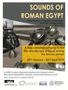 poster for sounds of Roman Egypt exhibition
