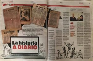 A two page spread about the project that came out in the Peruvian Press on Sunday