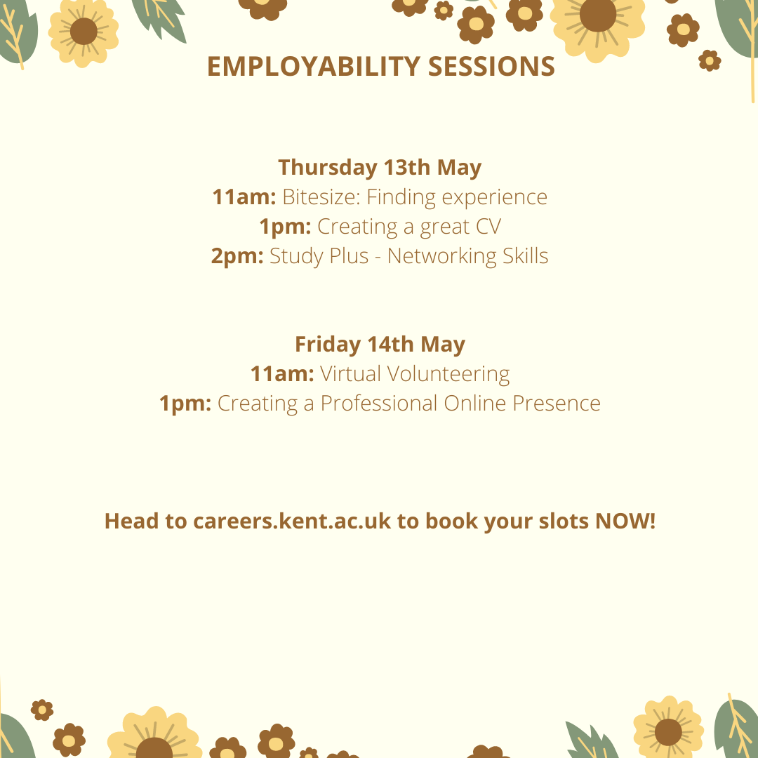 careers events week beginning 10 May part 2