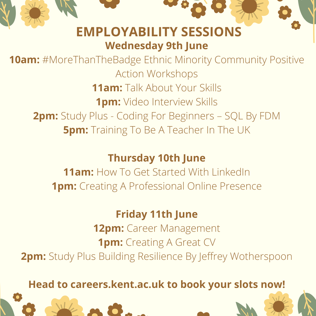 Careers events week beginning 7 June (2)