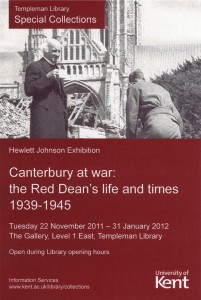 'Canterbury at War' flyer