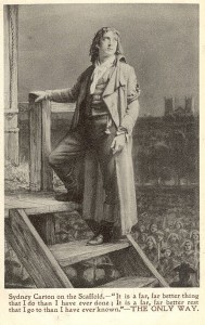 Sir Martin Harvey as Sidney Carton in 'The Only Way' c.1899