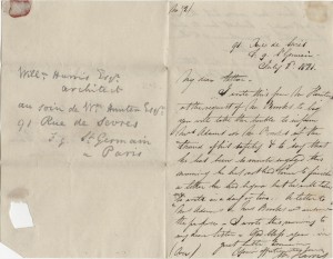 William's letter from St Germain