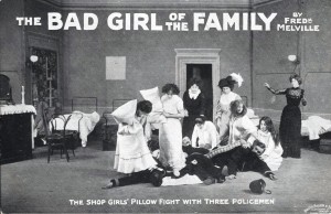 The Bad Girl of the Familt publicity postcard