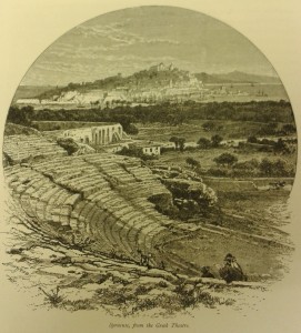 Illustration of 'Syracuse, from the Greek Theatre' 