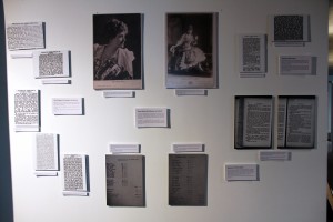 The British Theatre History student exhibition