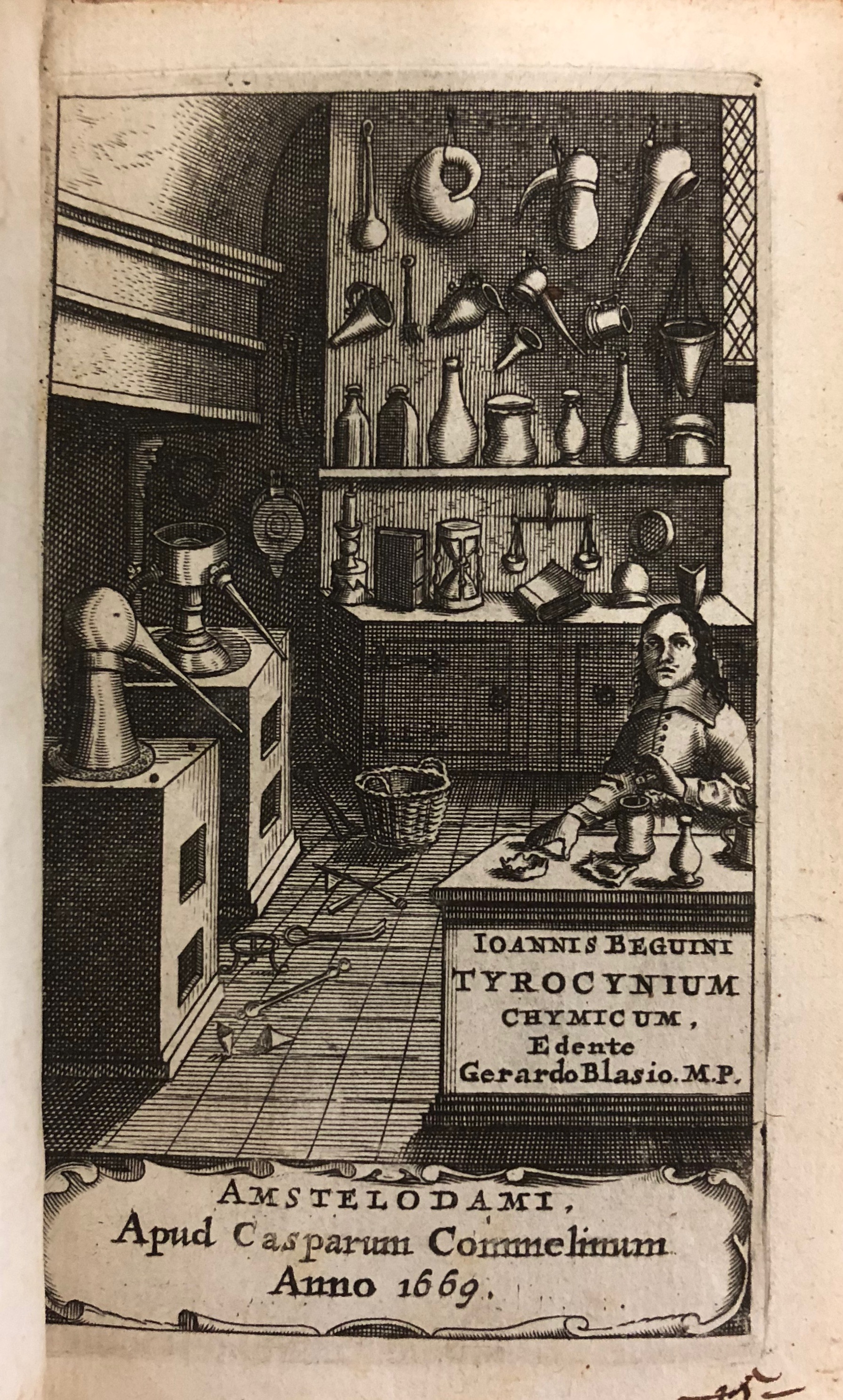 Illustration from 'Tyrocinium chymicum' by Jean Beguin, 1669, Amsterdam. (Maddison Collection 1A21, F10448000)