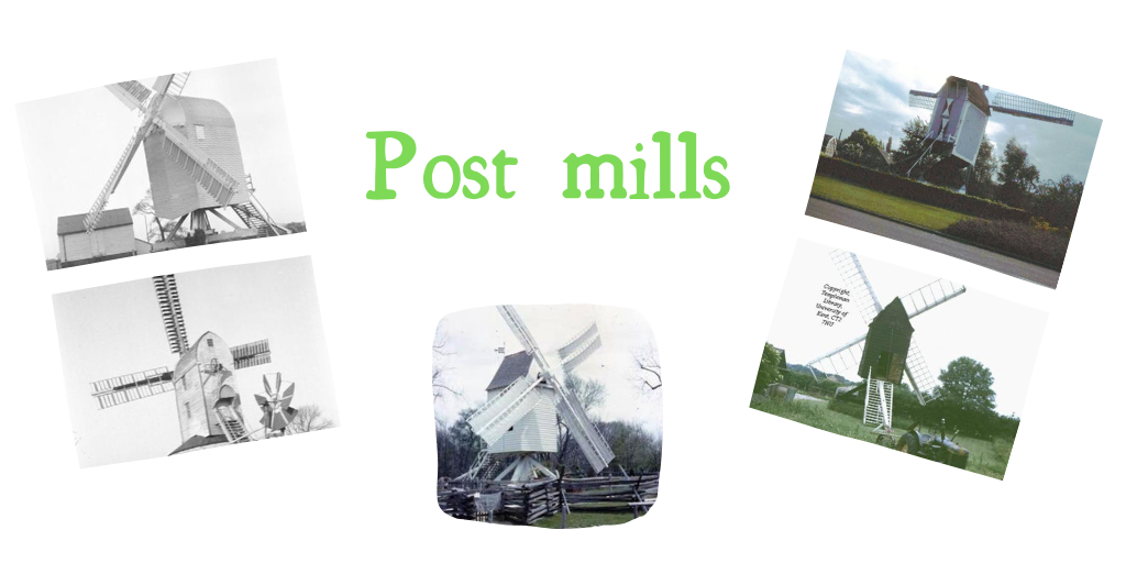 Post mills, not to be confused with post boxes