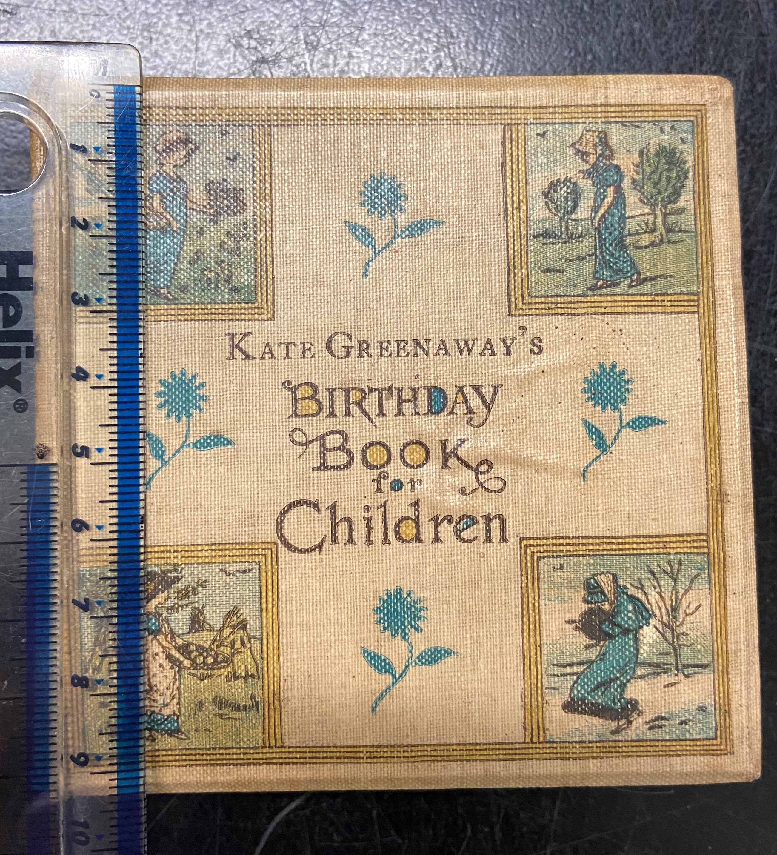 A tiny book found in our Victorian Children's Literature collection, containing a poem for every day of the year