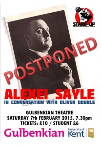 Postponed poster