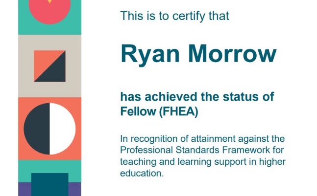 FHEA Certificate