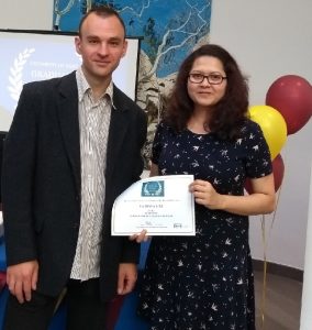 Farhana Lisa and Marek - prize winner