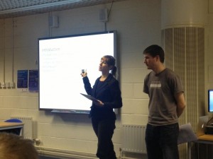 Kent case study being presented at the Agile Lecture series in Bristol