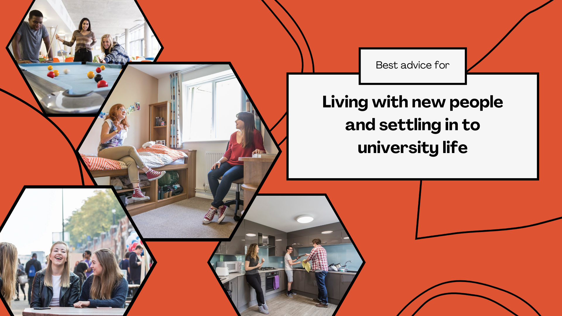 Living with new people and settling in to university life