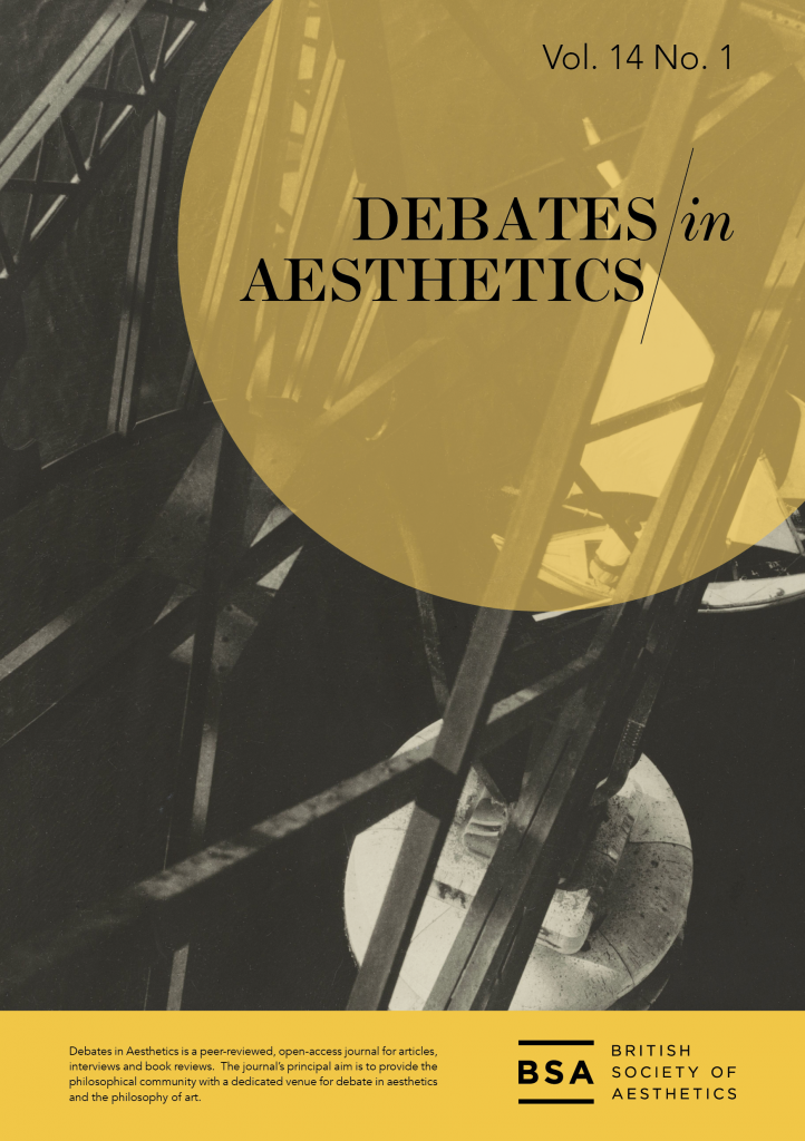 Cover of Debates in Aesthetics, Volume 14, Issue 1