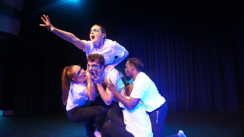 Students performing with the School of Arts at Kent.