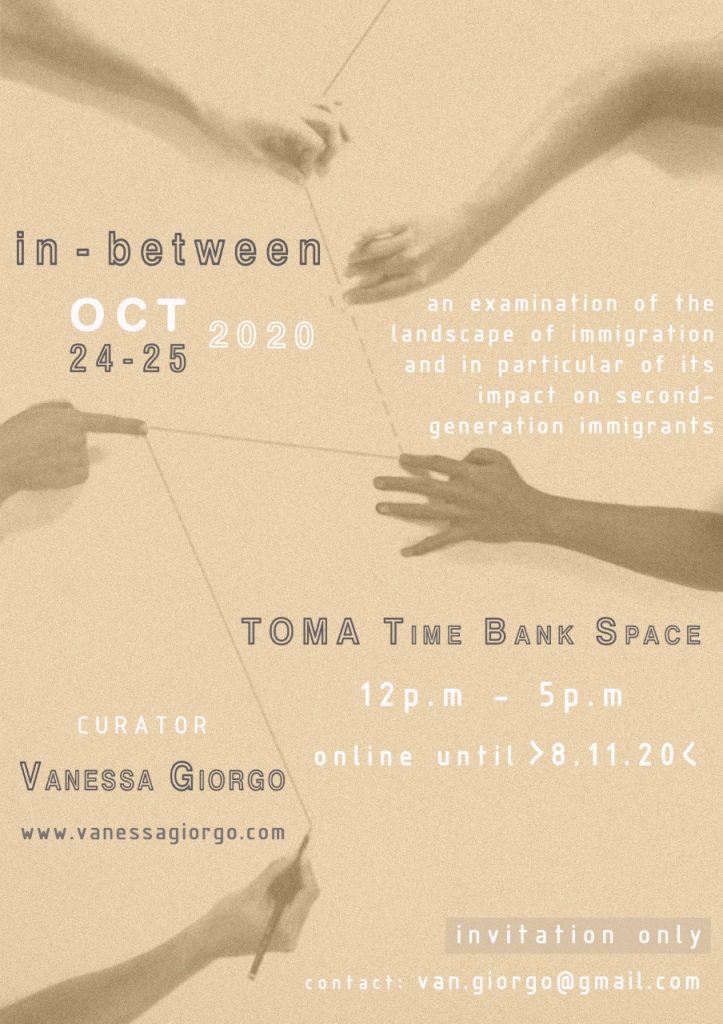 Poster for In-Between exhibition
