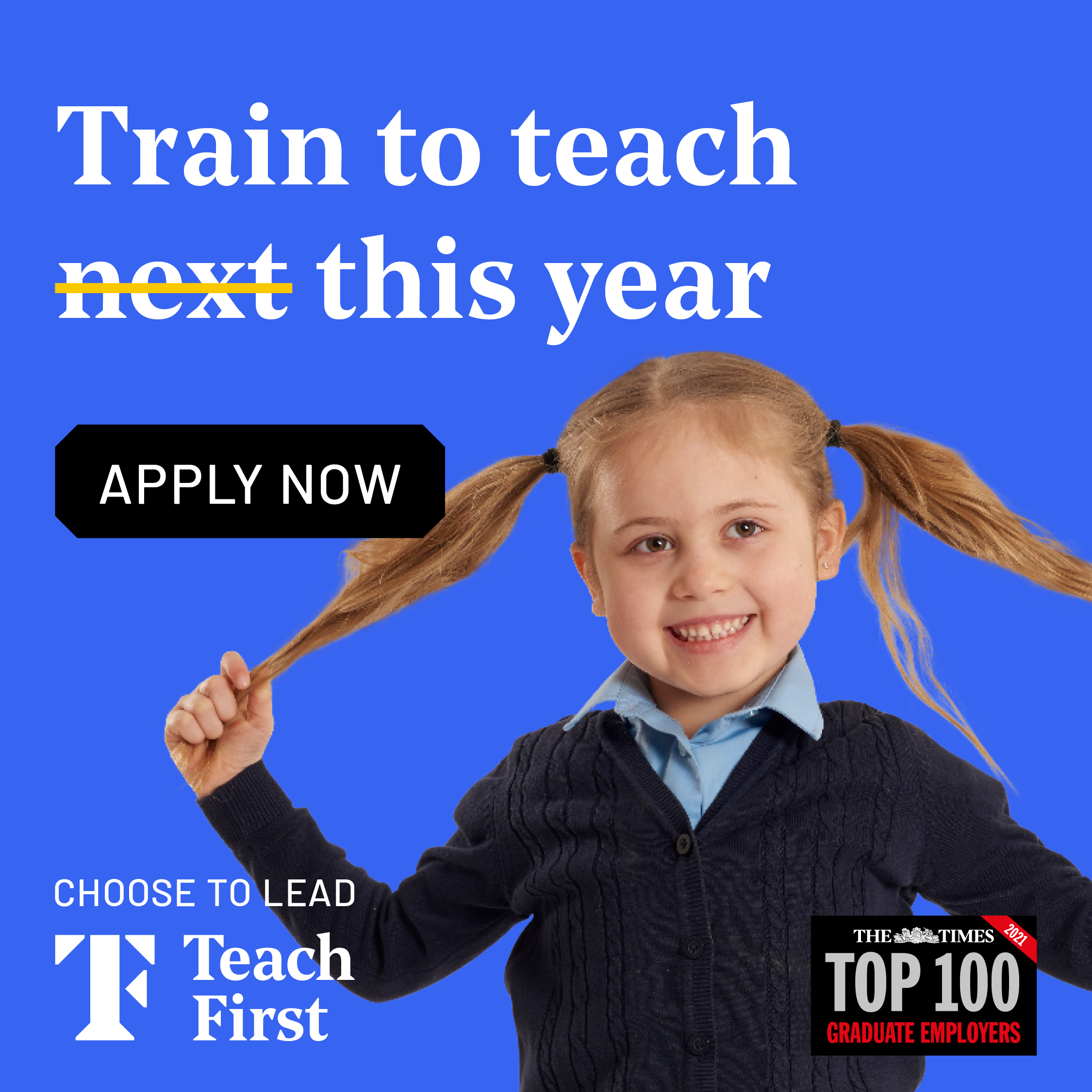 Teach First Training Programme poster