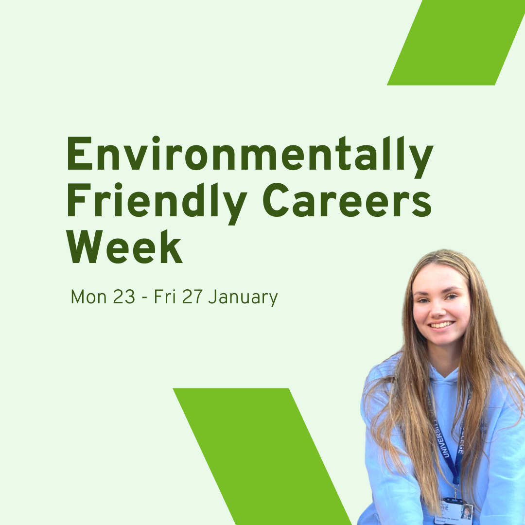 Environmentally Friendly Careers week image