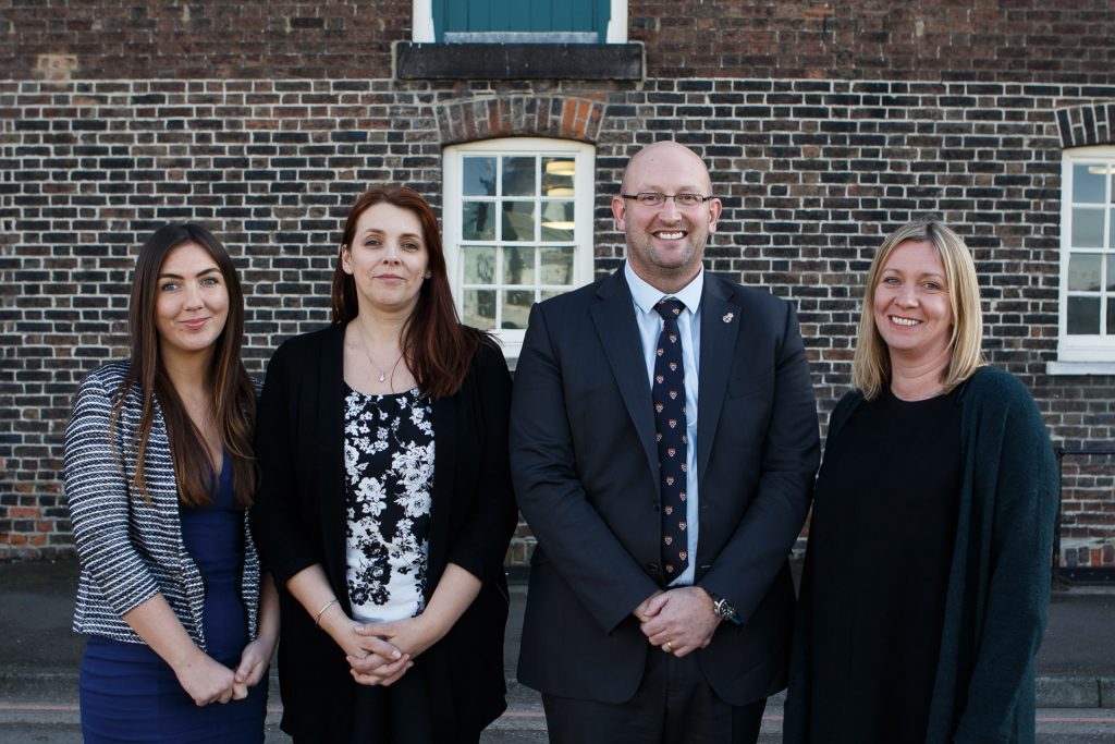 Photo of the apprenticeships team