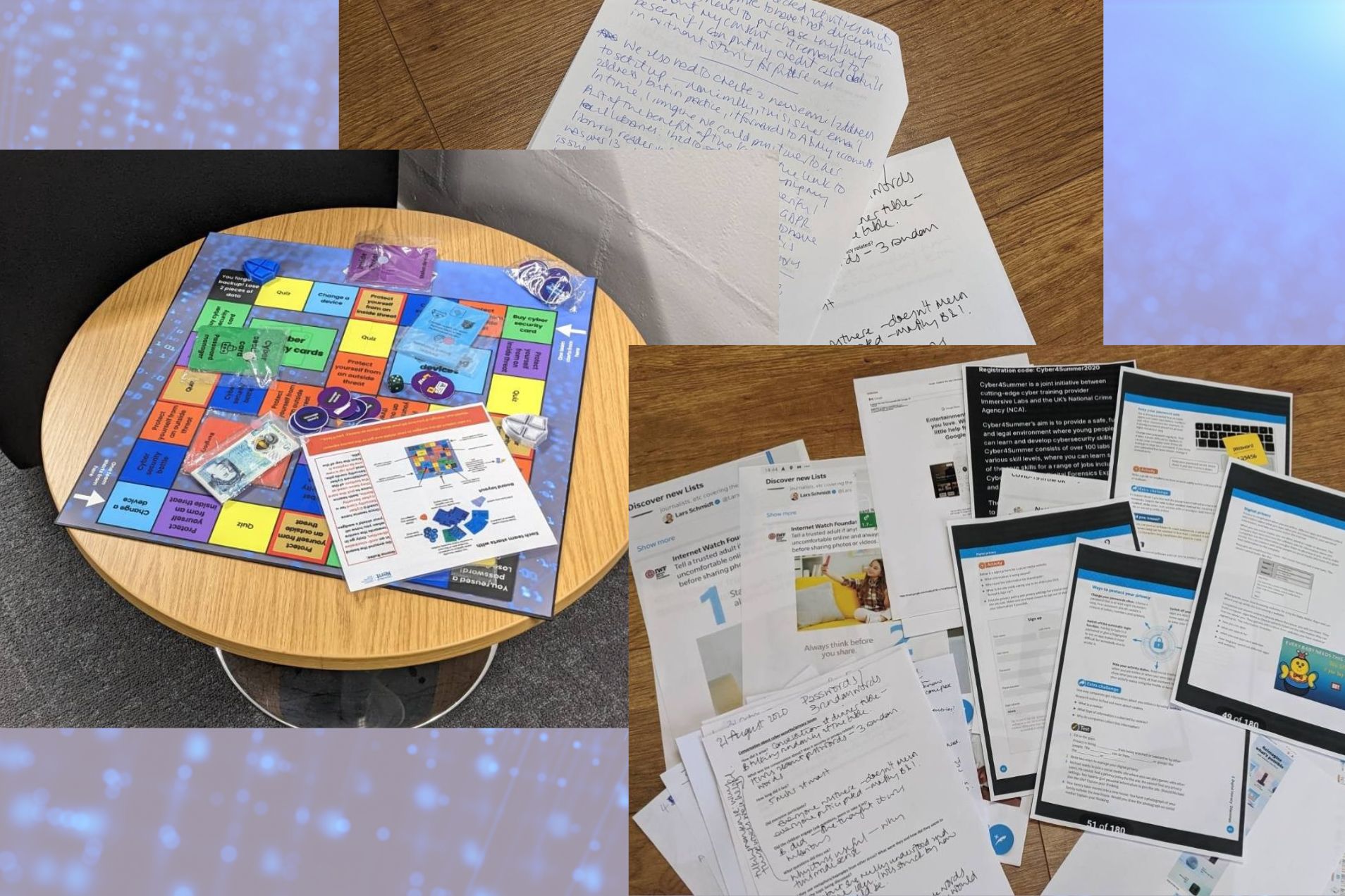 Sarah Turner's boardgame on cyber security education for families