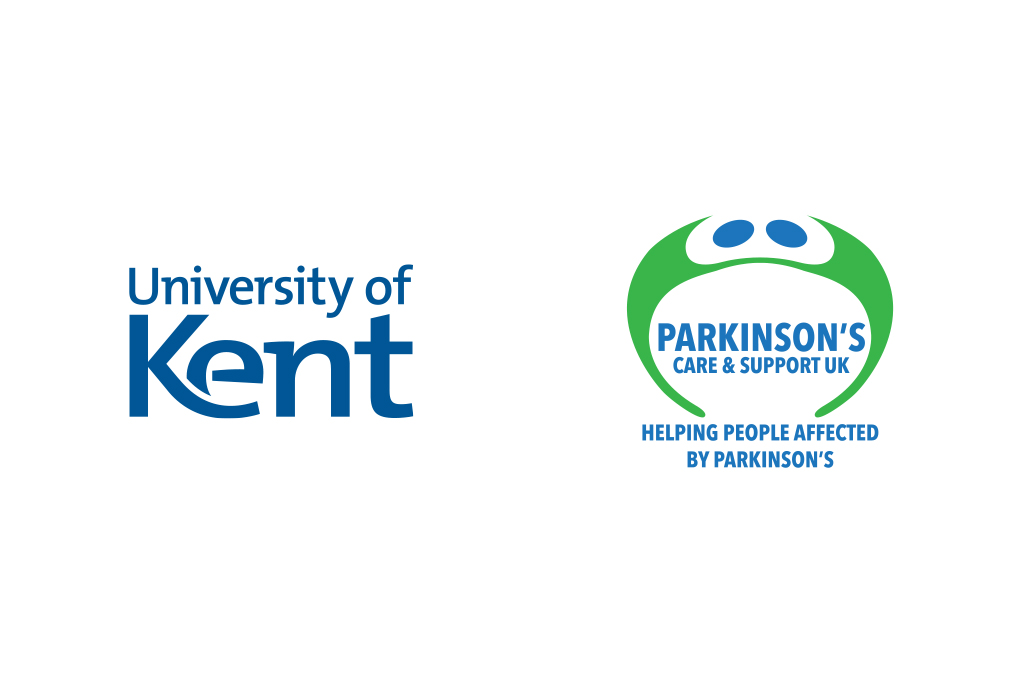 University of Kent and Parkinson's Care & Support logos